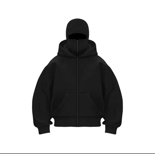Sudadera doble mascara con capucha